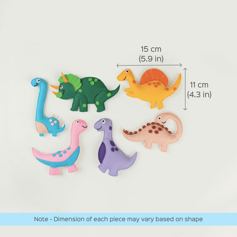 Handcrafted Dinosaur Toys - Set of 6