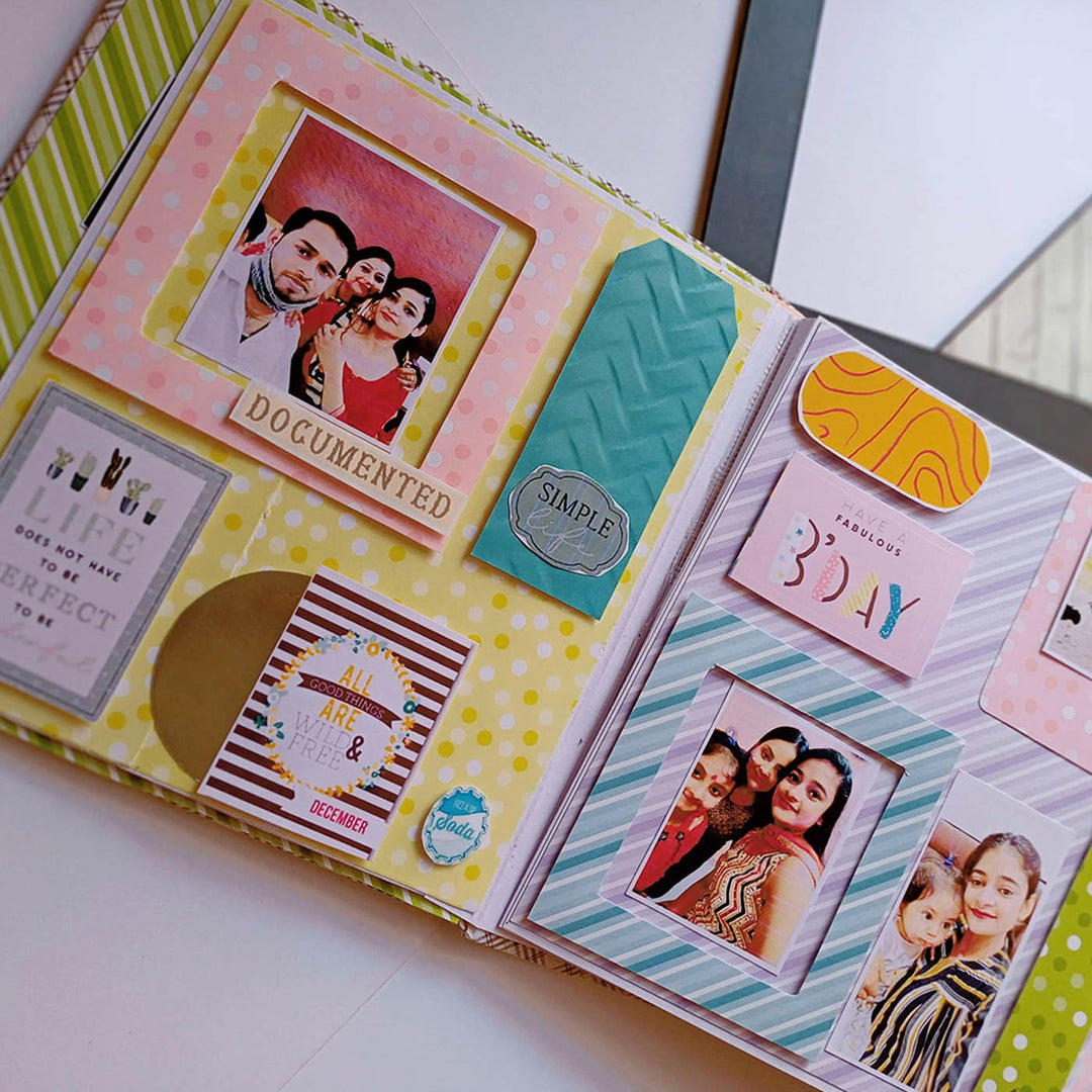 Personalised Photo Number Birthday Scrapbook