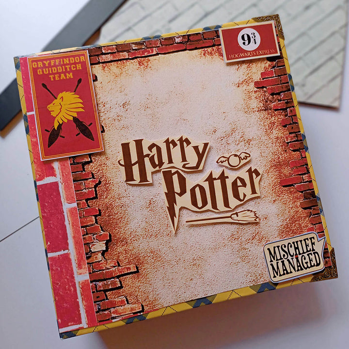Handcrafted Gryffindor Harry Potter Themed Scrapbook Personalized With Your Photos & Messages