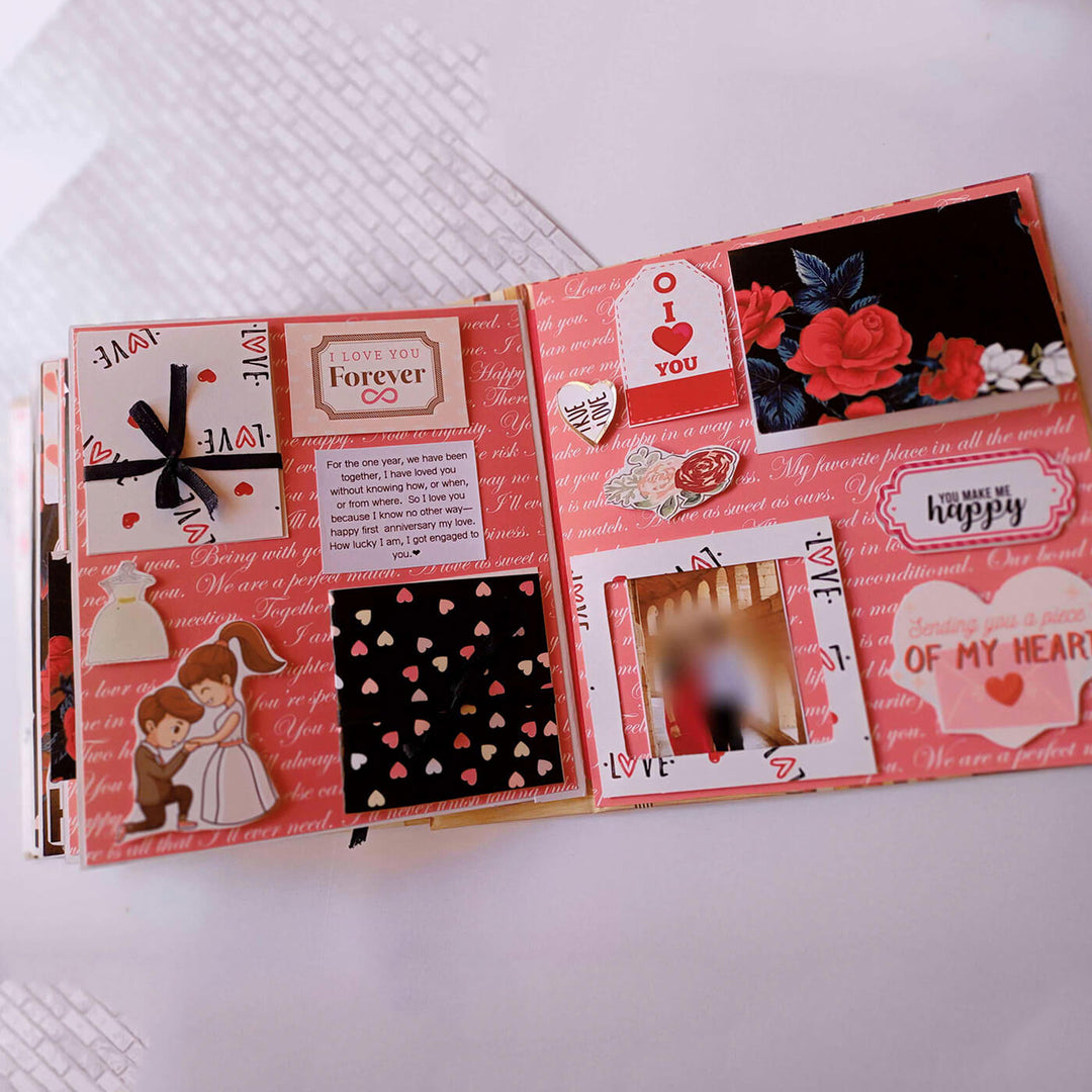 Customizable Happy Wedding Anniversary Scrapbook- Get Here at