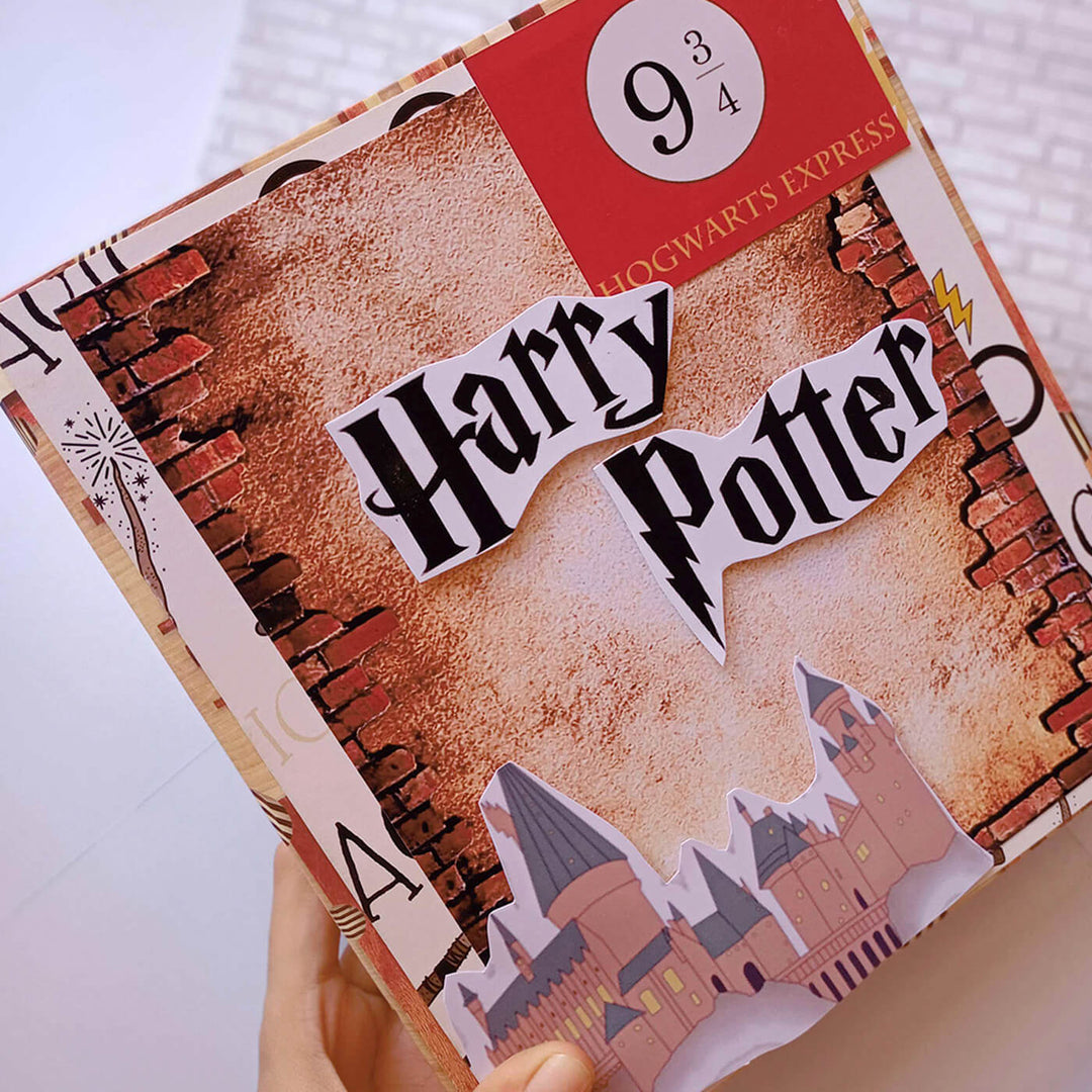 Buy Handcrafted Hogwarts Themed Scrapbook Personalized With Your Photos &  Messages Online On Zwende