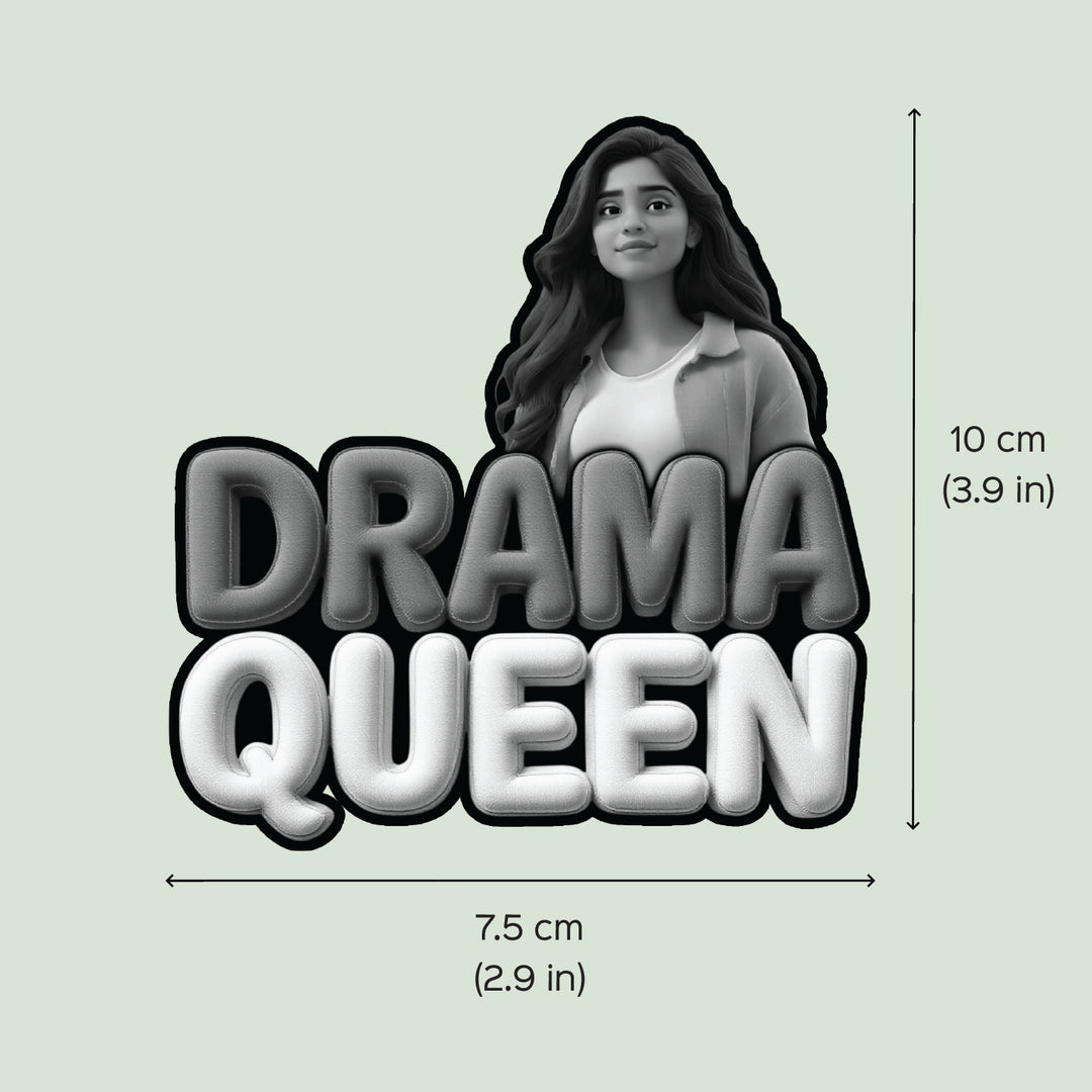 Photo Personalized "Drama Queen" Acrylic Fridge Magnet