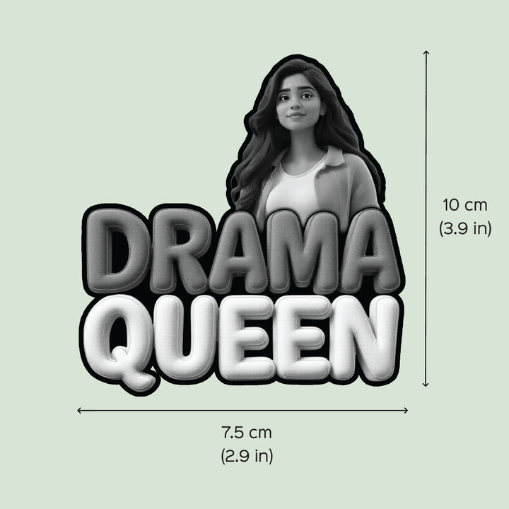 Photo Personalized "Drama Queen" Acrylic Fridge Magnet