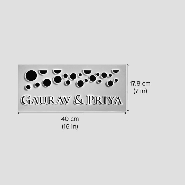 Personalized Planets Theme Acrylic LED Name Plate