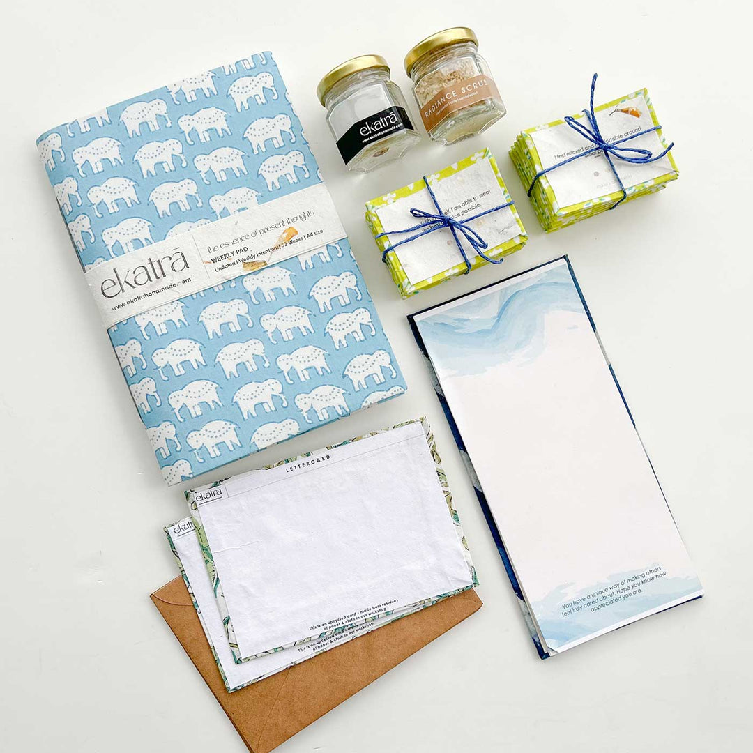 Eco-friendly Handmade Journal & Self-Care Hamper