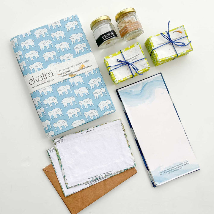 Eco-friendly Handmade Journal & Self-Care Hamper