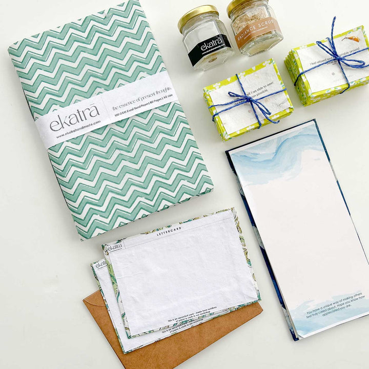 Eco-friendly Handmade Journal & Self-Care Hamper