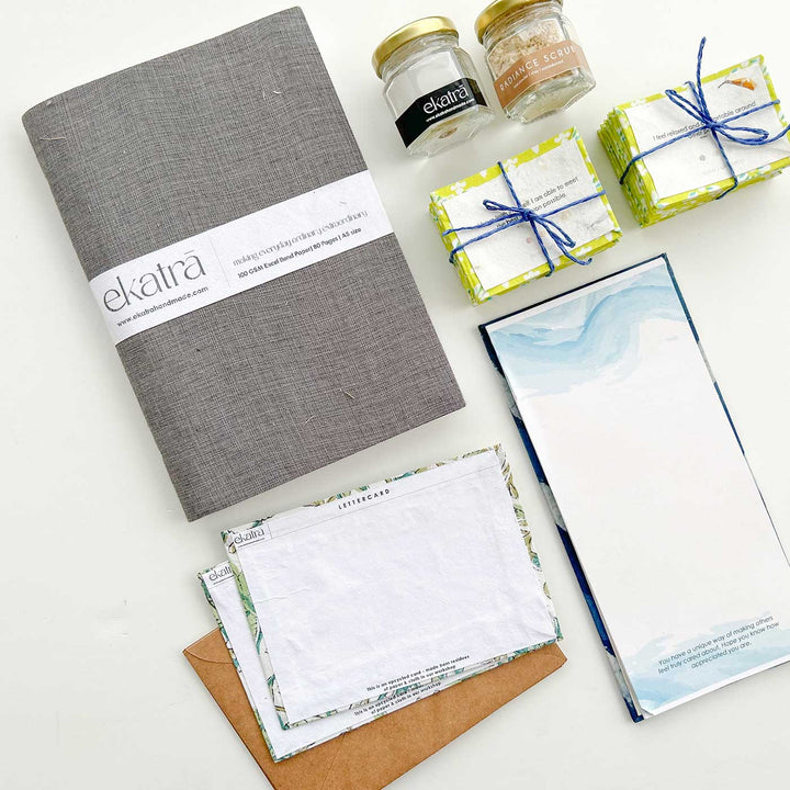 Eco-friendly Handmade Journal & Self-Care Hamper