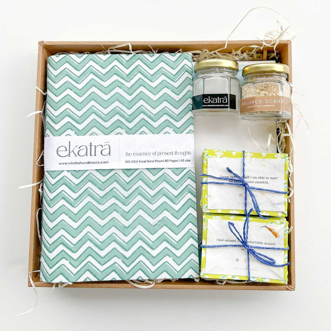 Eco-friendly Handmade Journal & Self-Care Hamper - Zwende