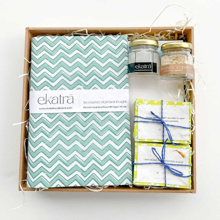 Eco-friendly Handmade Journal & Self-Care Hamper