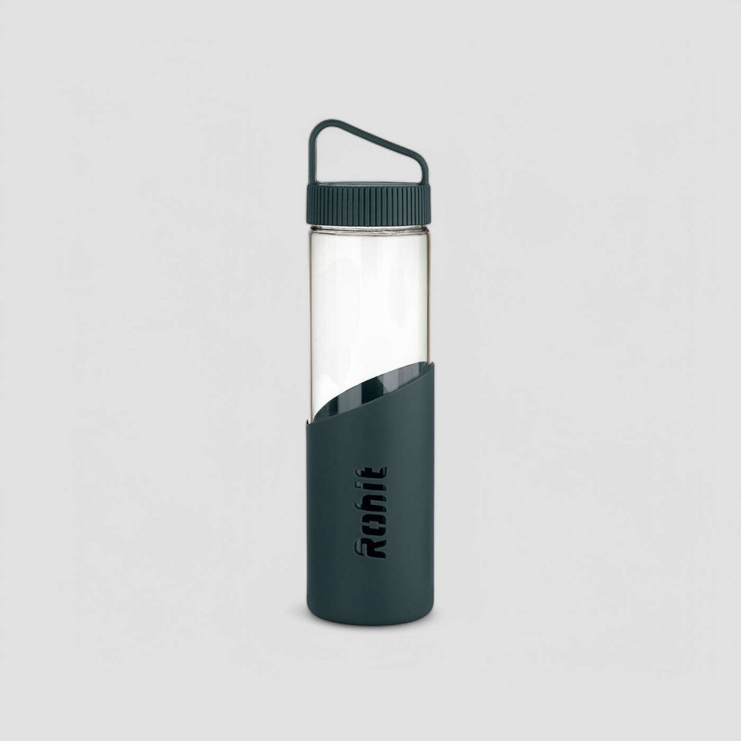 Personalized Elegant Sleek Borosil Glass Bottle | 750ml