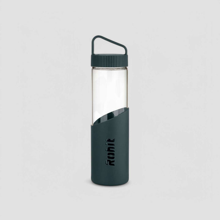 Personalized Elegant Sleek Borosil Glass Bottle | 750ml