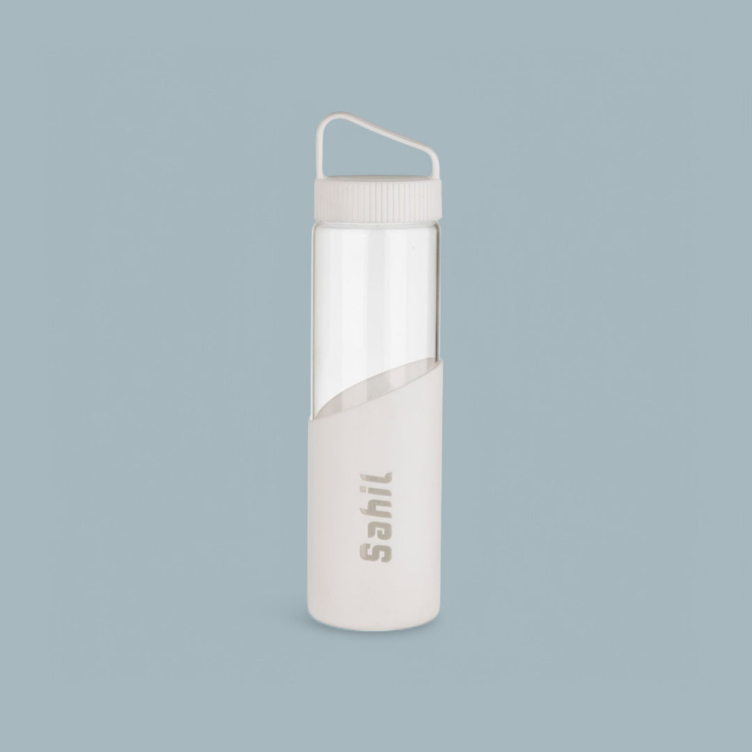 Personalized Elegant Sleek Borosil Glass Bottle | 750ml