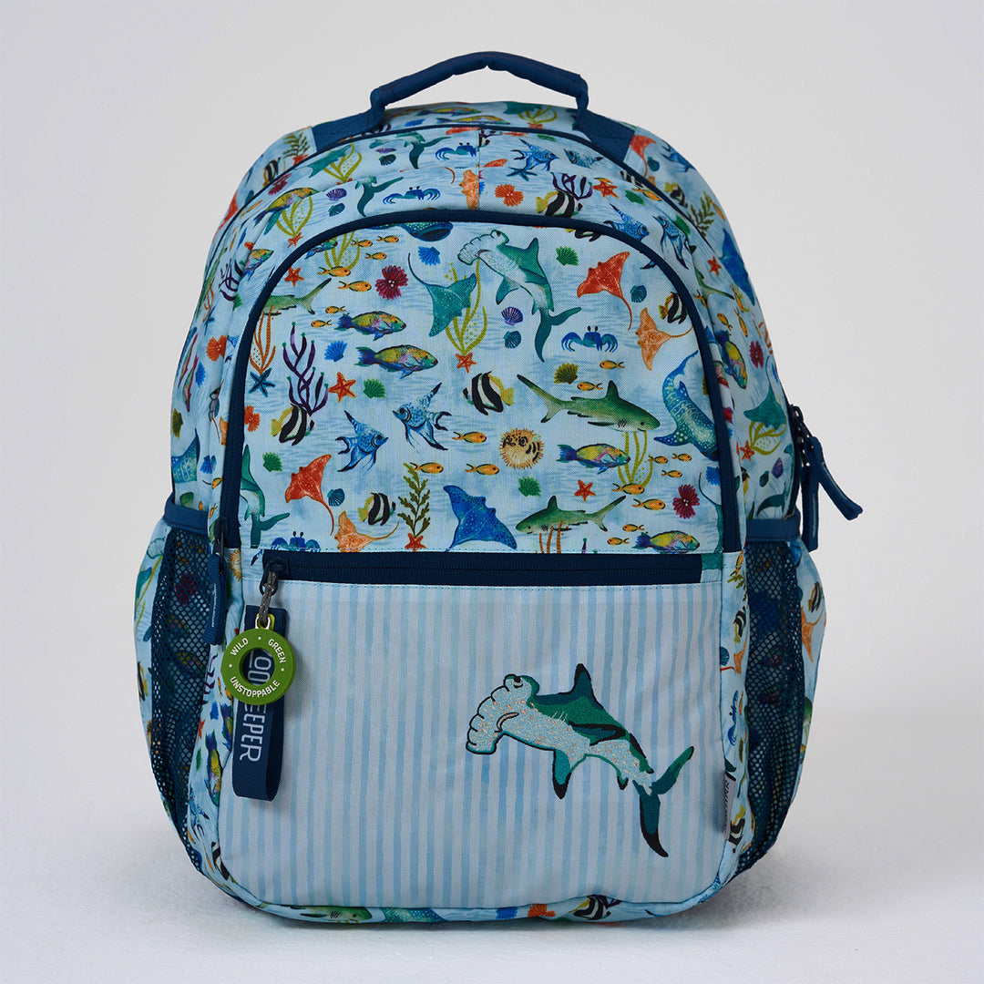 Emerald Cove Theme Water-Resistant Kids Everyday Backpack