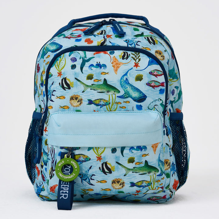 Emerald Cove Theme Water-Resistant Kids Everyday Backpack