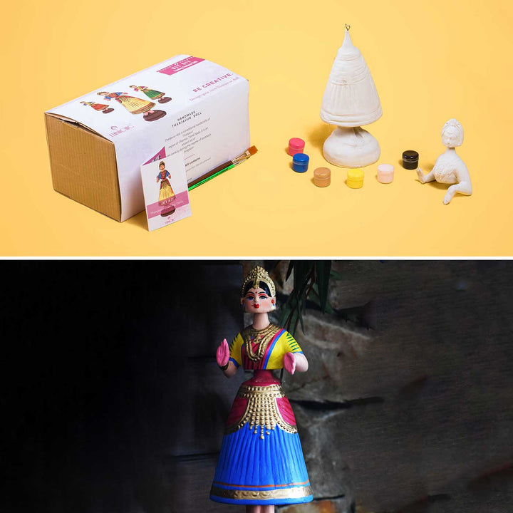 Thanjavur Doll Painting DIY Kit