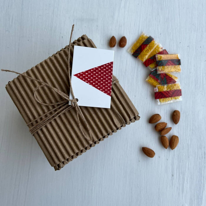 Handcrafted Folk Art Rakhi Hamper For Adults With Rice, Roli, Haldi