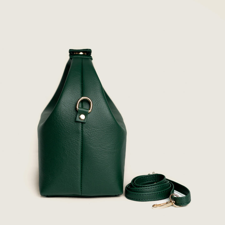 Forest Vegan Leather Ellara Handbag