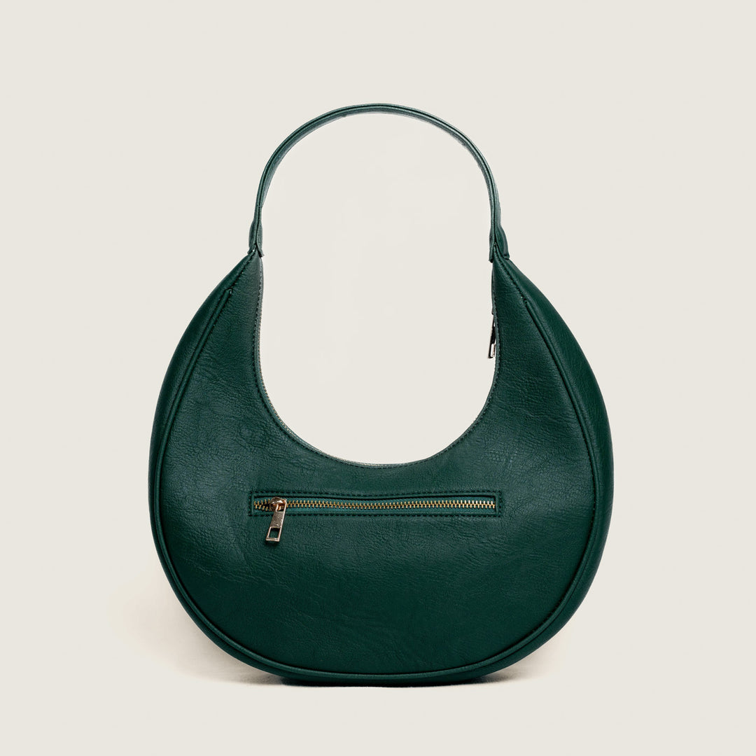 Forest Vegan Leather Hobo Bag