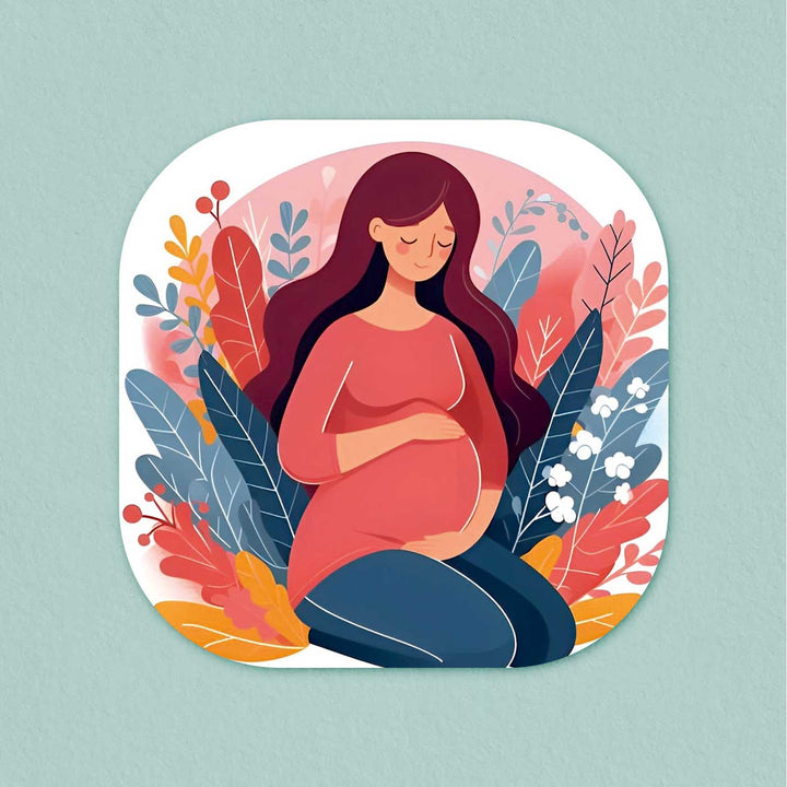 Hand-Painted To Be Mother Theme MDF Wood Fridge Magnet