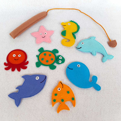 Handcrafted Magnetic Fishing Set