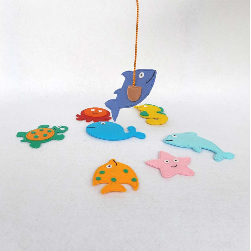 Handcrafted Magnetic Fishing Set