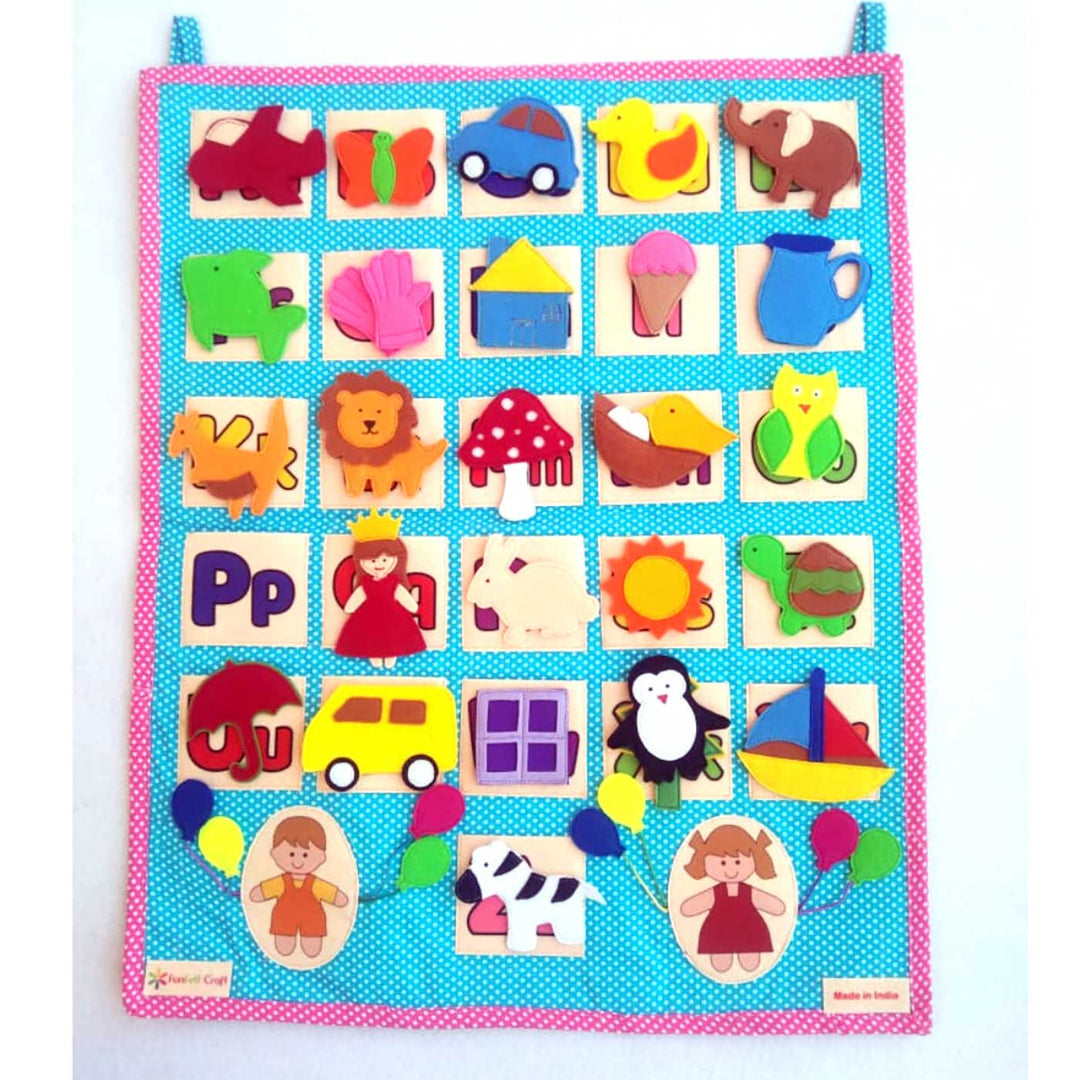 Handcrafted Pocket Alphabet Chart