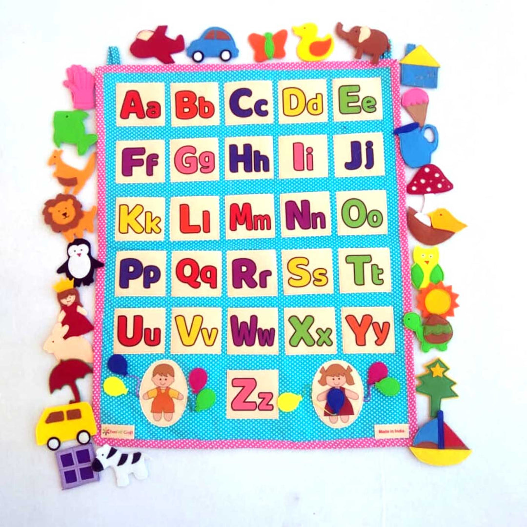 Handcrafted Pocket Alphabet Chart