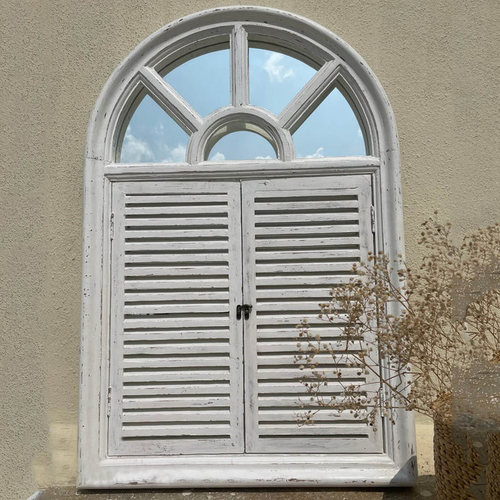 Fusion Arched Wooden Window Frame - Distress Finish