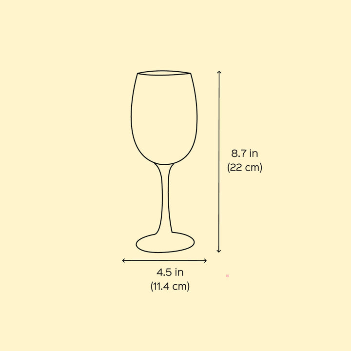 Hand-Painted Floral Primavera Wine Glass