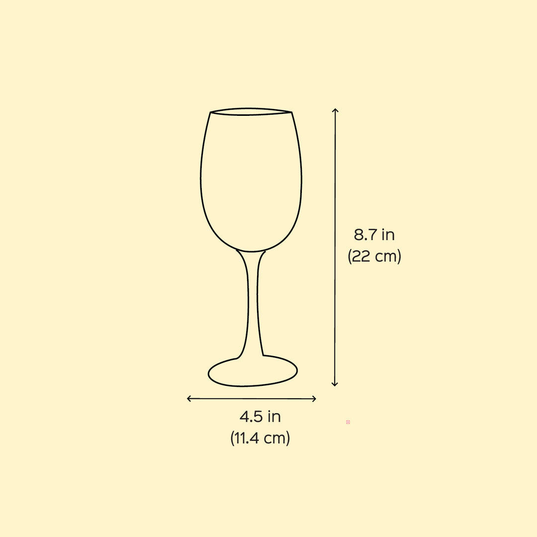 Hand-Painted Pink Hibiscuses Wine Glass