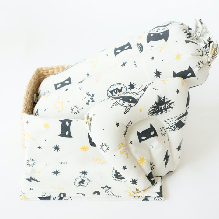 10 Pc | Personalized Superbaby & Doodle Stars Gift Basket | 0-4 Years