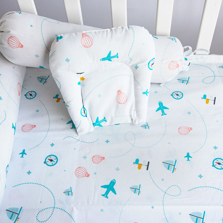10 Pc | Personalized Travellers & Doodle Rain Infant Gift Basket | 0-4 Years