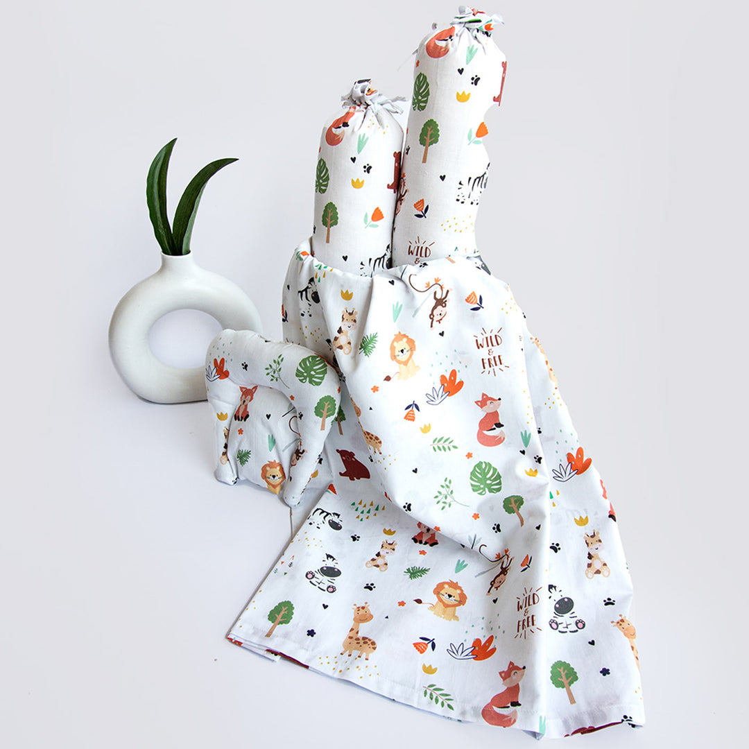 10 Pc | Personalized Baby Animals Infant Gift Basket | 0-4 Years