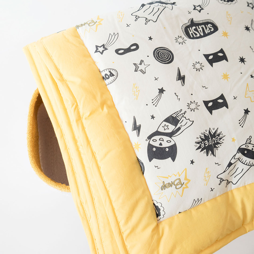 8 Pc | Personalized Superbaby Collective Bedding Gift Basket | 0-4 Years