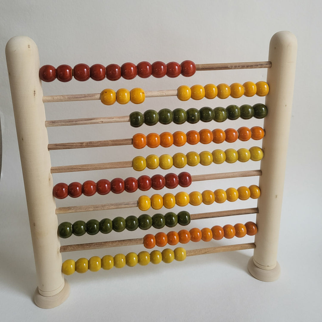 Wooden Big Abacus | Handmade Etikopakka Math Learning Toy | 3+ Years