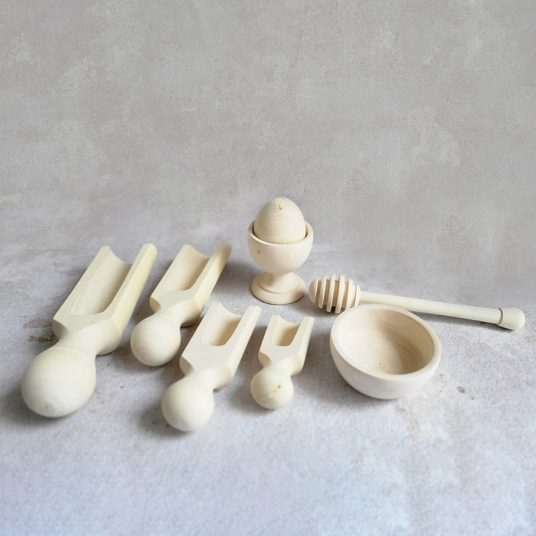 Wooden Sensory Handmade Etikopakka Play Set | Motor Skills Toy | 3+ Years