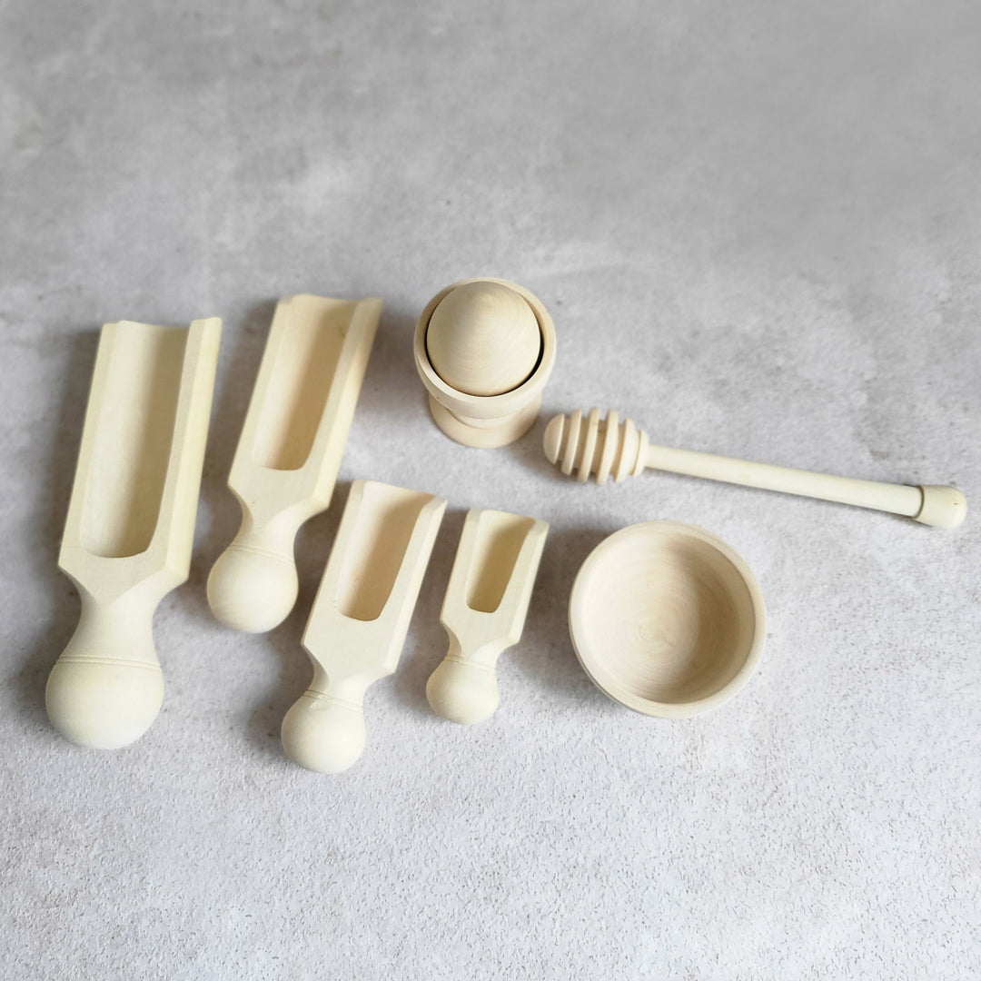 Wooden Sensory Handmade Etikopakka Play Set | Motor Skills Toy | 3+ Years