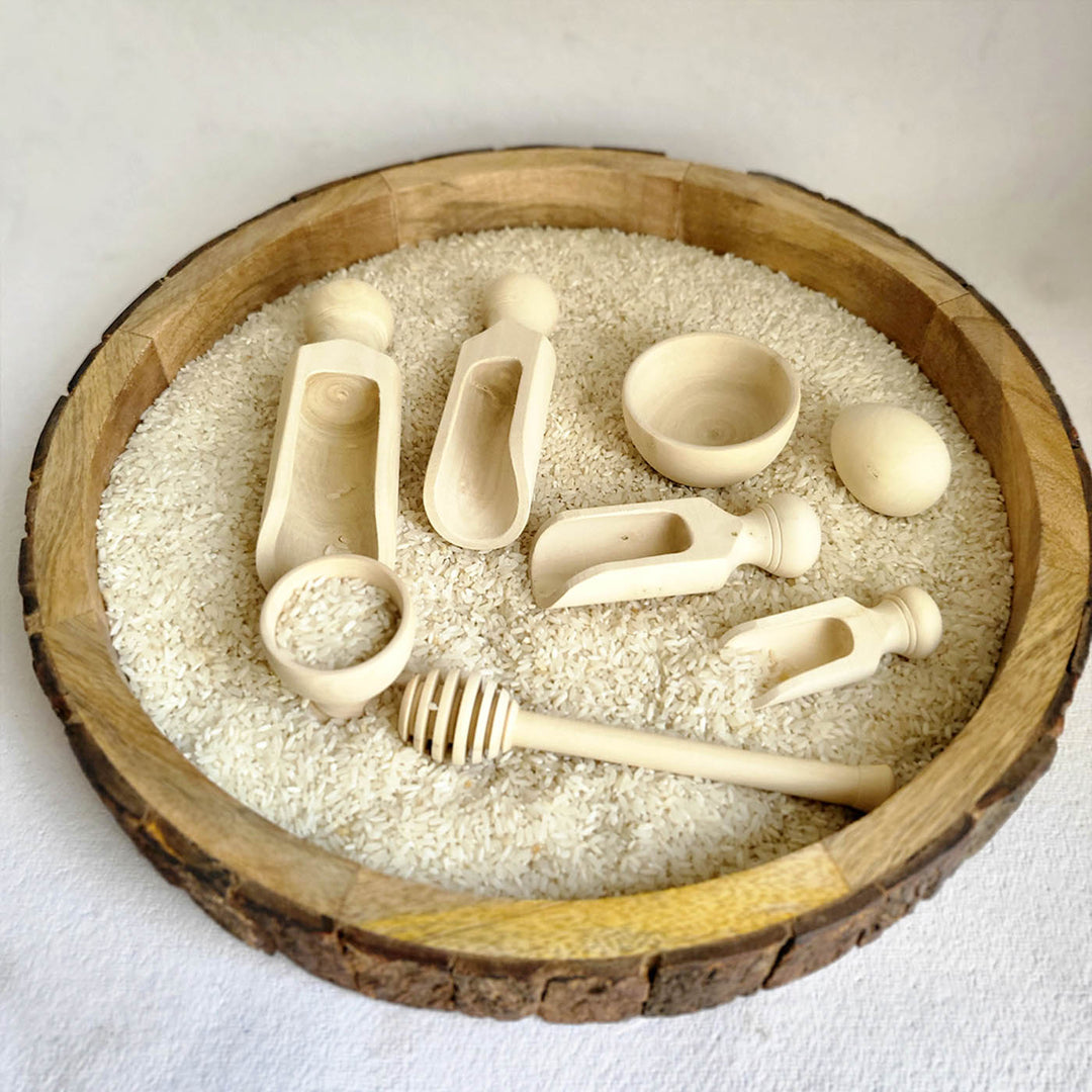 Wooden Sensory Handmade Etikopakka Play Set | Motor Skills Toy | 3+ Years