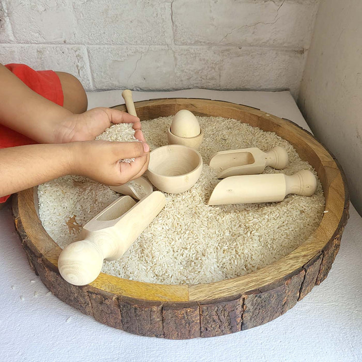 Wooden Sensory Handmade Etikopakka Play Set | Motor Skills Toy | 3+ Years