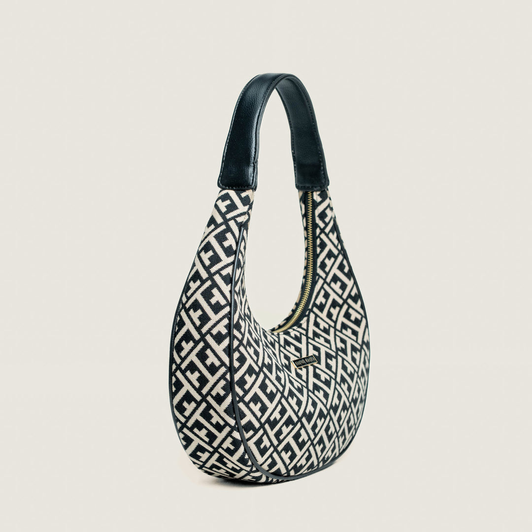 Gathjod Jacquard Hobo Bag