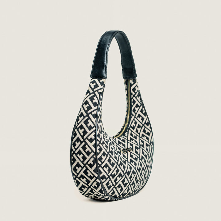 Gathjod Jacquard Hobo Bag