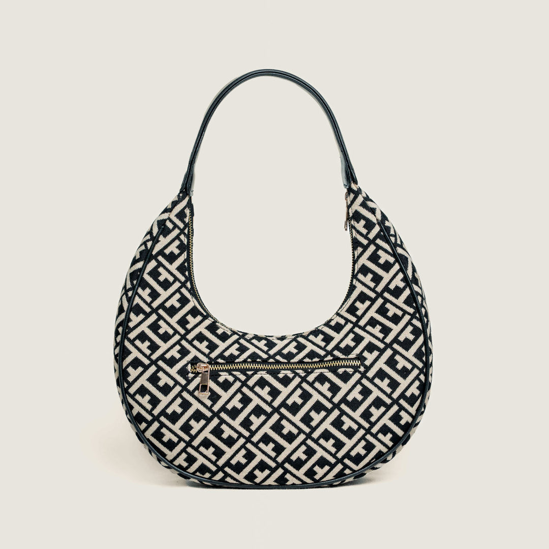 Gathjod Jacquard Hobo Bag