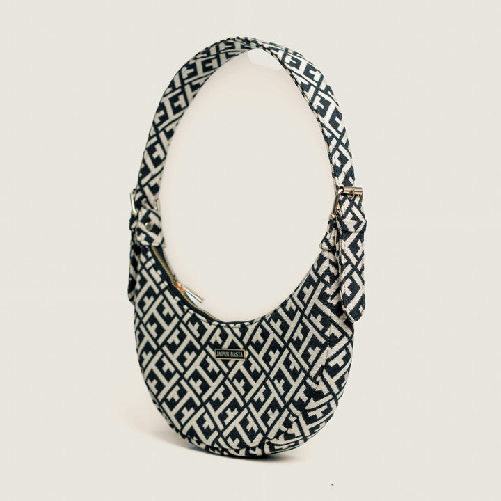 Gathjod Jacquard Mini Moon Bag