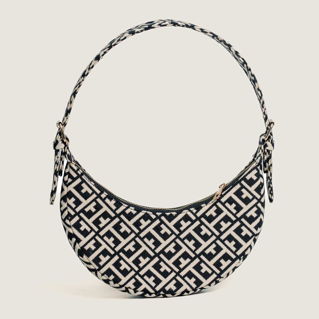 Gathjod Jacquard Mini Moon Bag