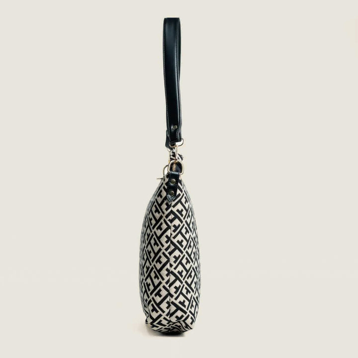 Gathjod Print Jacquard Shopper Bag