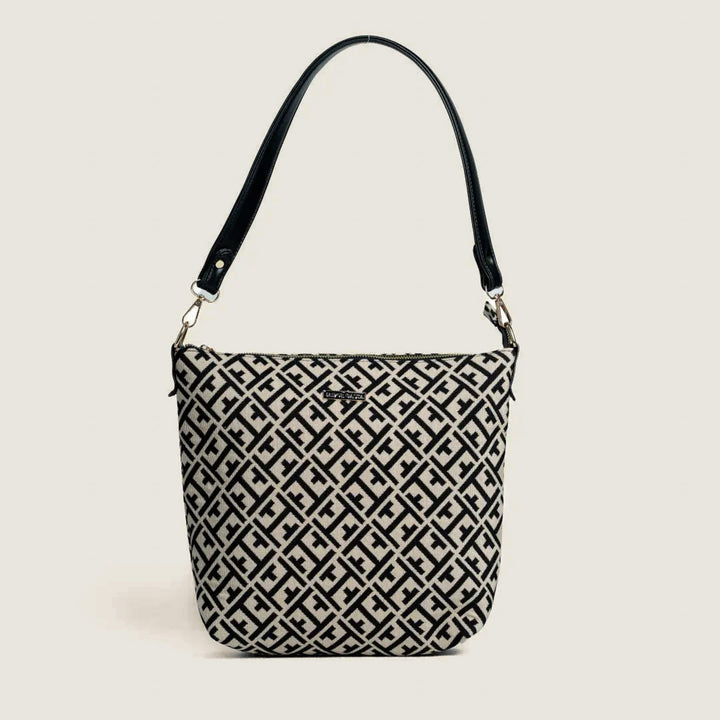 Gathjod Print Jacquard Shopper Bag