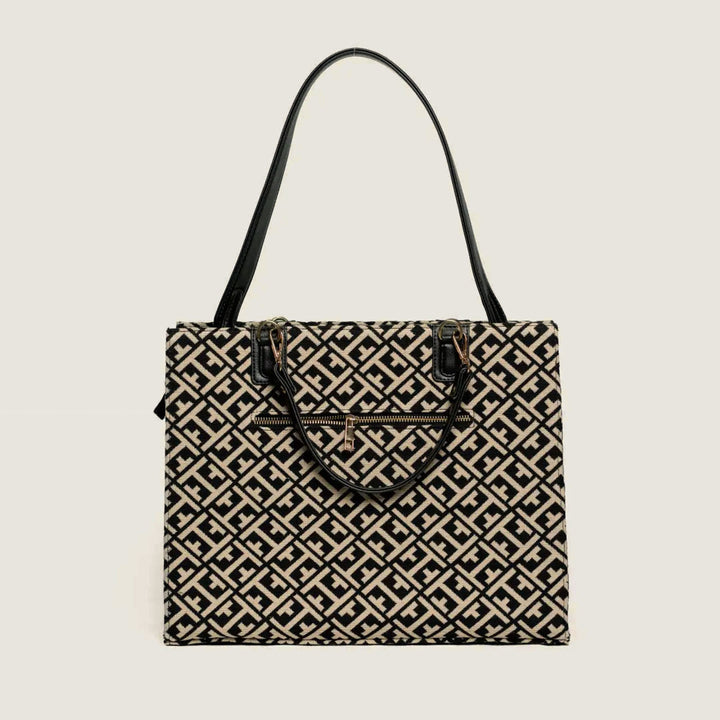 Gathjod Jacquard Structure Tote Bag