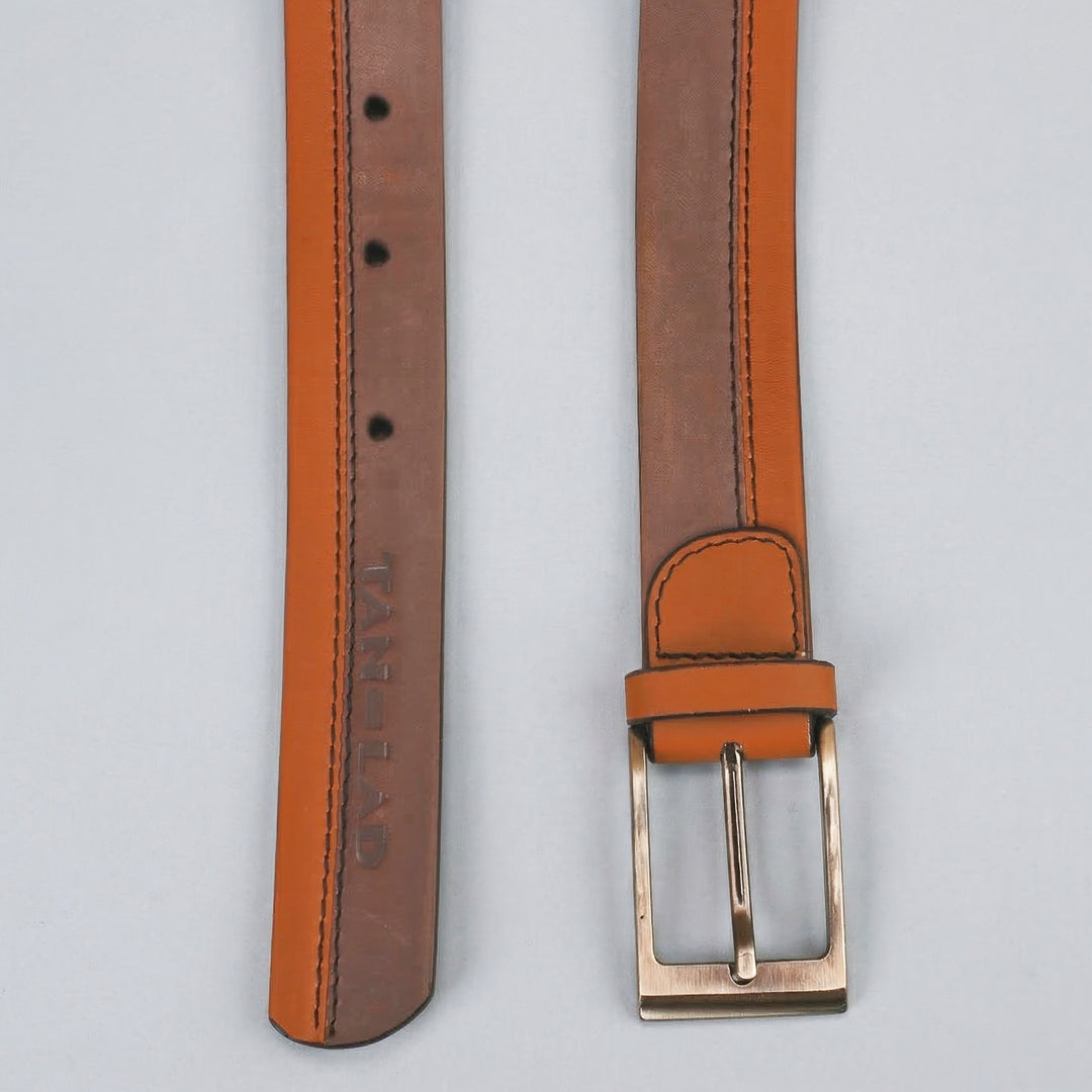 Dual Shade Gridline Leather Belt