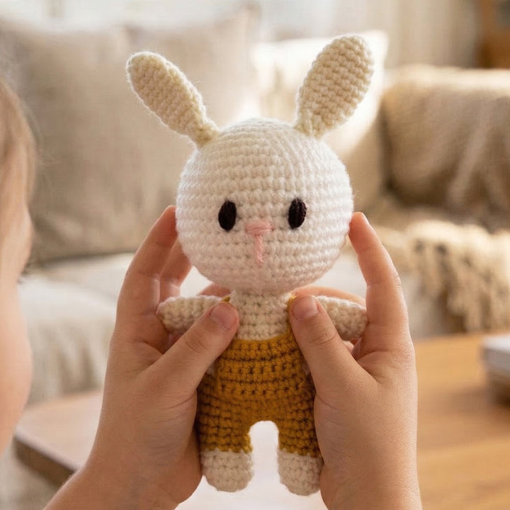 Handmade Crochet Bunny Toy For Kids